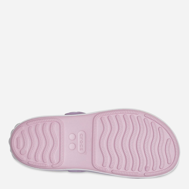 Підліткові сандалії для дівчинки Crocs Crocband Cruiser Sandal Kids 209423-84I 38-39 (J68) Рожеві (196265635986) - зображення 6