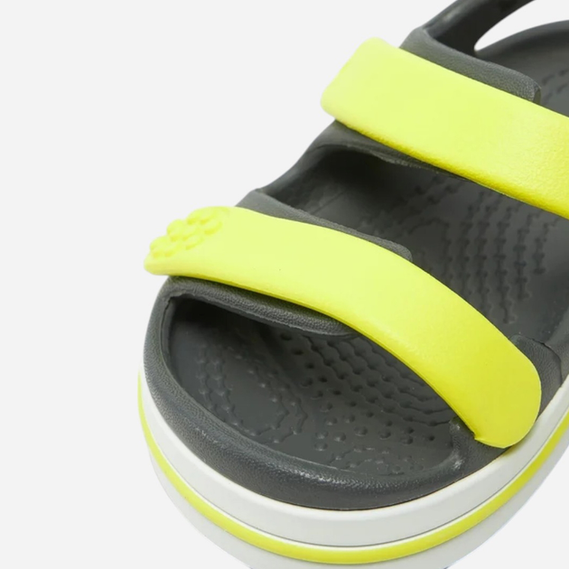 Sandały chłopięce Crocs Crocband Cruiser Sandal T Kids 209424-1NJ 27-28 (C10) Szary/Jasnozielony (196265658220) - obraz 5