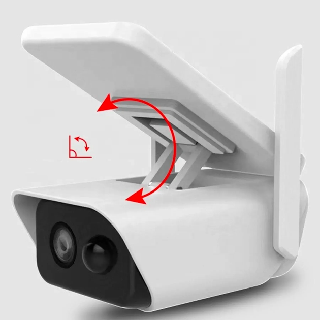 Вулична камера відеоспостереження 3Mp із сонячною панеллю WiFi Smart Camera SOLAR (L) - Фото 4 Вулична камера відеоспостереження 3Mp із сонячною панеллю WiFi Smart Camera SOLAR (L) - зображення 4