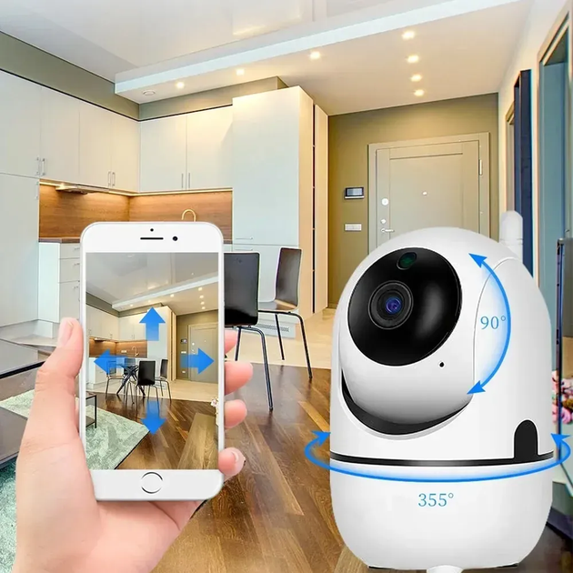 Бездротова WI-FI камера відеоспостереження 1MP, з датчиком руху YW13G (L) - Фото 2 Бездротова WI-FI камера відеоспостереження 1MP, з датчиком руху YW13G (L) - зображення 2