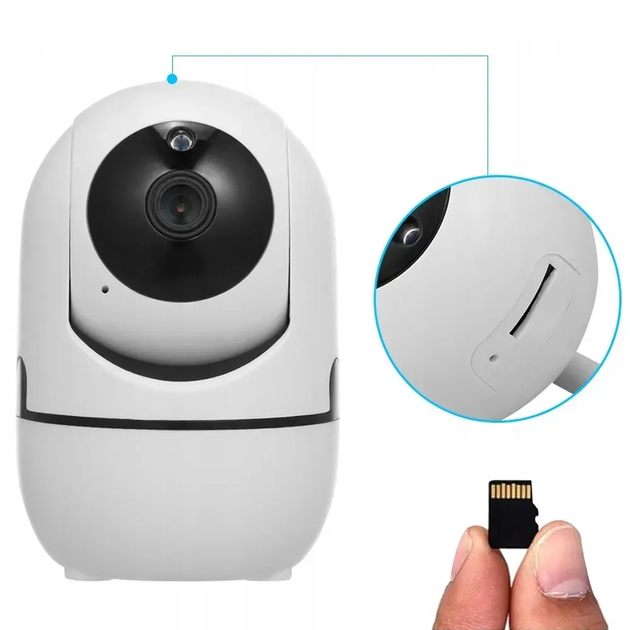 Бездротова WI-FI камера відеоспостереження 1MP, з датчиком руху YW13G (L) - Фото 4 Бездротова WI-FI камера відеоспостереження 1MP, з датчиком руху YW13G (L) - зображення 4