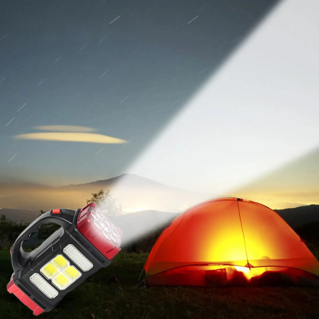 Ліхтар кемпінговий з солнечною панеллю та PowerBank, 2400mAh, USB, Hurry Bolt HB-R1678 (L) - зображення 4