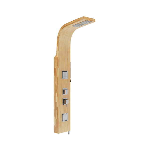 Душевая панель Corsan Bao bamboo хром B022MCH - изображение 3