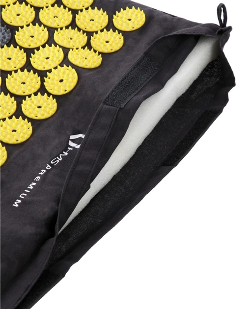 Zestaw do akupresury HMS Premium AKM04 Black/Yellow (17-44-306) - obraz 12