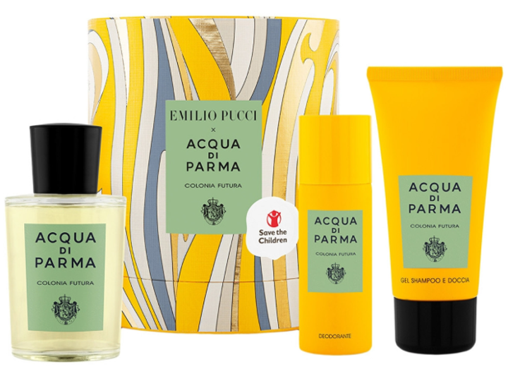 Подарунковий набір для чоловіків Acqua di Parma Colonia Futura Одеколон 100 мл + Шампунь-гель 2-в-1 75 мл + Дезодорант Anti-Sweat 50 мл (8028713280269) - зображення 1