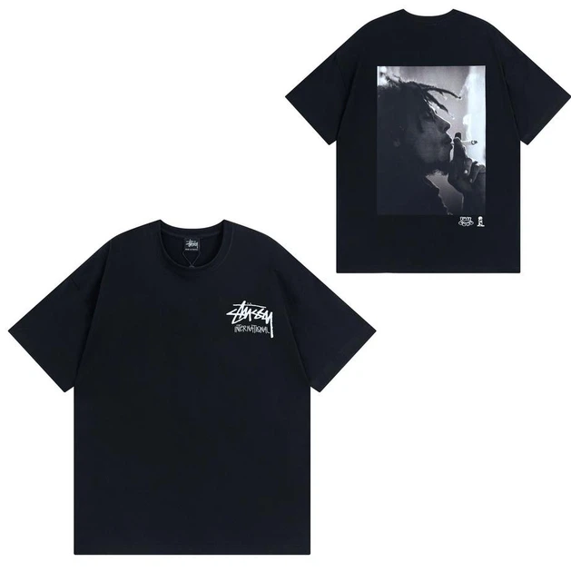 Футболка Stussy smoke man oversize цвет чёрный, Размер M - изображение 3