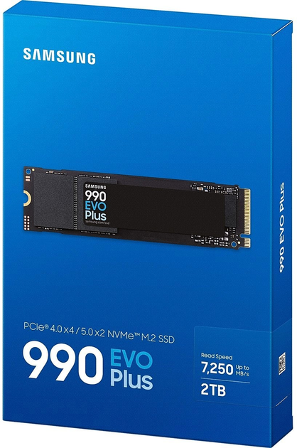 SSD диск Samsung 990 Evo Plus 2TB M.2 PCIe 4.0 x4/5.0 x2 NVMe 2.0 V-NAND TLC (MZ-V9S2T0BW) - зображення 5