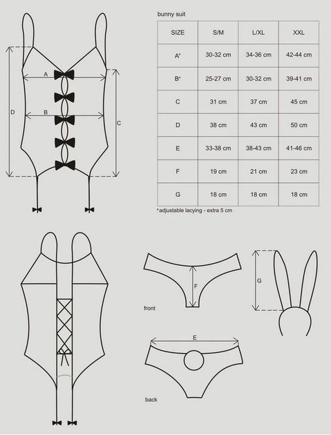 Костюм кролика Bunny Suit размер XXL (16445000013000000) - изображение 2