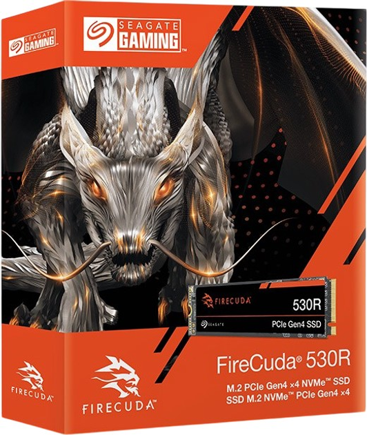 Dysk SSD Seagate FireCuda 530R 4TB M.2 PCIe 4.0 x4 NVMe 1.4 TLC 3D (ZP4000GM3A063) - obraz 4