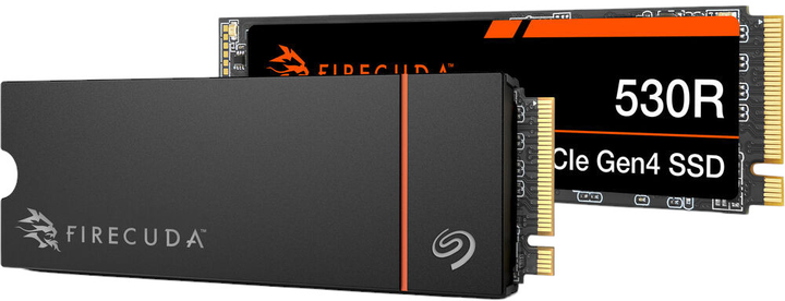 Dysk SSD Seagate FireCuda 530R Heatsink 4TB M.2 PCIe 4.0 x4 NVMe 1.4 3D TLC (ZP4000GM3A073) - obraz 4