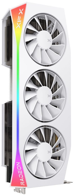 Відеокарта XFX PCI-Ex Radeon RX 9070 XT Mercury White Gaming Edition OC 16GB GDDR6 (256bit) (3100/20000) (1 x HDMI, 3 x DisplayPort) (97TRGBBW9) - зображення 3