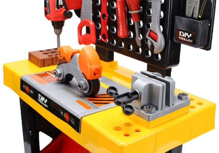 Zestaw do zabawy EcoToys Duży warsztat majsterkowicz "Tool & Brains" HC121811 (WS-5606) (5903089065524) - obraz 6