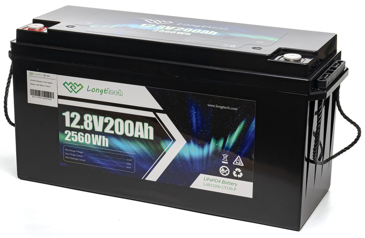 Батарея Longttech LAR12200-LT150-P LiFePo4 12.8В 200Аг - изображение 2
