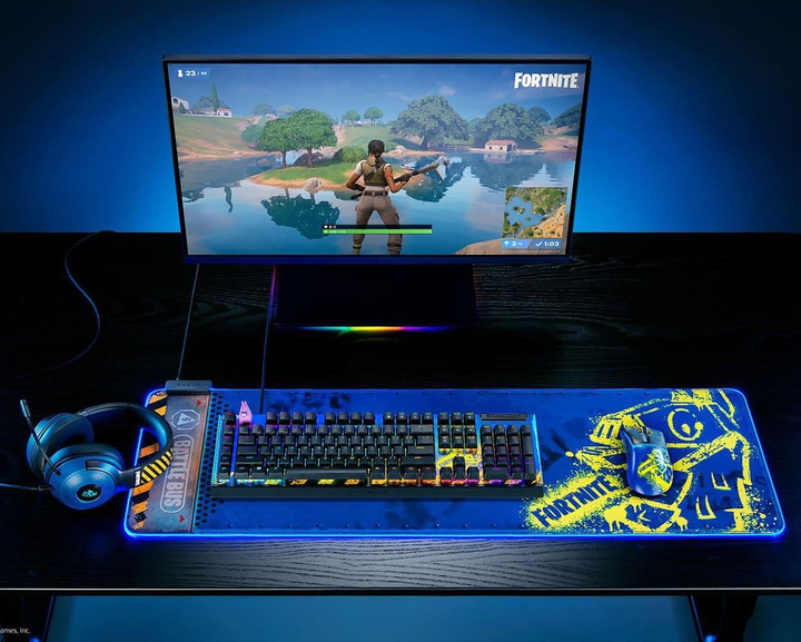 Ігрова поверхня Razer Goliathus Extended Chroma, XXL (920х294х3мм), Fortnite Ed. - зображення 4