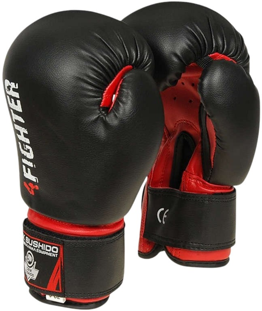 Боксерські рукавички Bushido ARB-407v3 розмір 4 oz Black/Red (5902539018318) - зображення 1