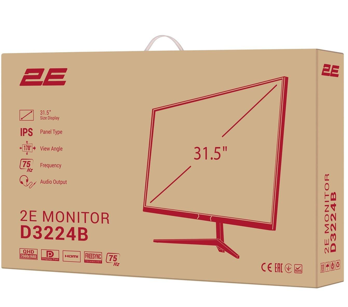 Монітор 31.5" 2E D3224B QHD IPS 75Hz (2E-D3224B-01.UA) - изображение 10