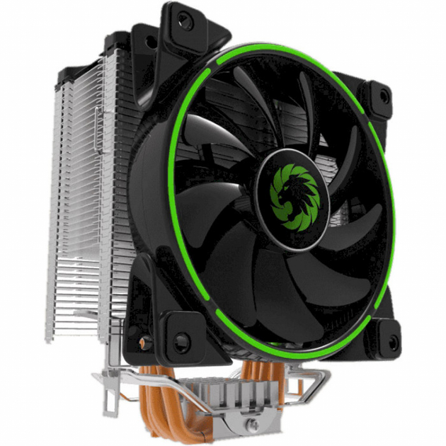 Кулер для процесора GameMax Gamma 500 Green (Gamma 500-Green) - изображение 1