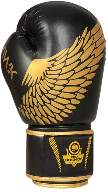 Rękawice bokserskie Bushido HAWK B-2v17 rozmiar 8 oz Black (5904639190208) - obraz 6