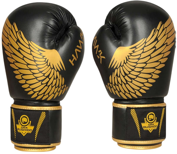 Боксерські рукавички Bushido HAWK B-2v17 розмір 10 oz Black (5904639190215) - зображення 7