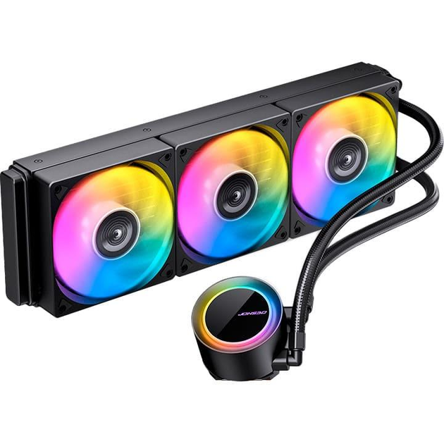 СВО Jonsbo TG-360 Black (Intel LGA1700/1200/115X/2011; AMD AM4/AM5/4PIN PWM) (TG-360 Black) - изображение 1
