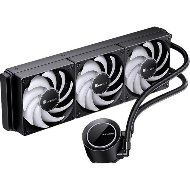 СВО Jonsbo TG-360 Black (Intel LGA1700/1200/115X/2011; AMD AM4/AM5/4PIN PWM) (TG-360 Black) - изображение 3