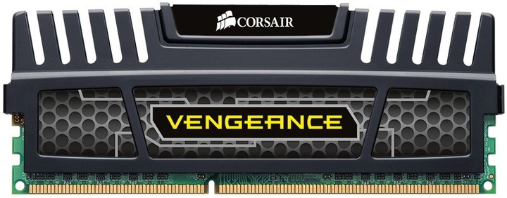 Оперативна пам'ять Corsair DDR3-1600 4096MB PC3-12800 Vengeance Black (CMZ4GX3M1A1600C9) - зображення 1