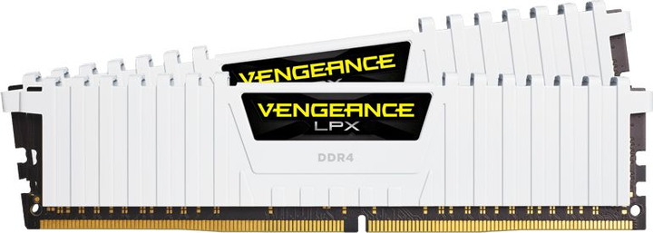 Оперативна пам'ять Corsair DDR4-3200 32768MB PC4-25600 (Kit of 2x16384) Vengeance LPX White (CMK32GX4M2E3200C16W) - зображення 1