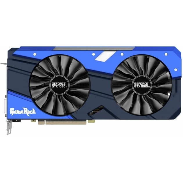 Видеокарта Palit GTX 1080Ti 11Gb GameRock Premium Edition (NEB108TH15LC-1020G) (GDDR5X, 352 bit, PCI-E 3.0 x16) Б/у - Фото 1 Видеокарта Palit GTX 1080Ti 11Gb GameRock Premium Edition (NEB108TH15LC-1020G) (GDDR5X, 352 bit, PCI-E 3.0 x16) Б/у - изображение 1