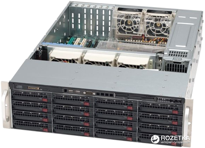 Корпус для сервера SuperMicro CSE-836BE1C-R1K03B - зображення 1