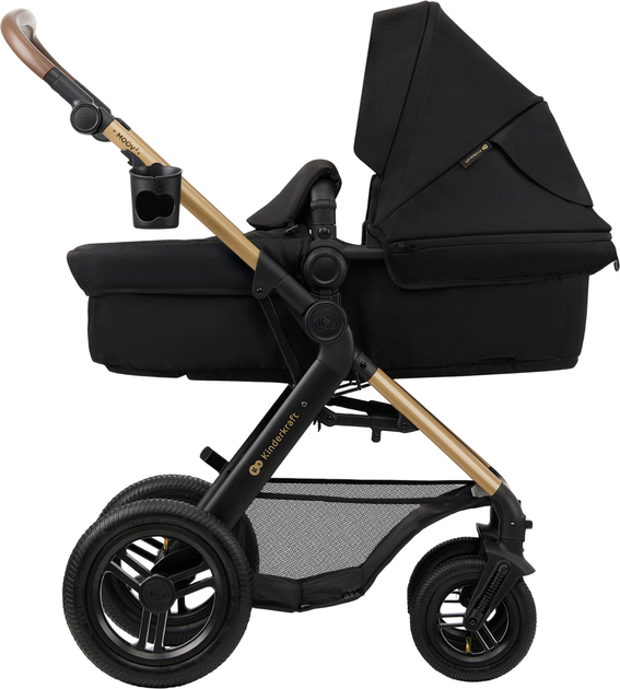 Универсальная коляска 3 в 1 Kinderkraft Moov 2 Pure Black (5902533925780) - изображение 3