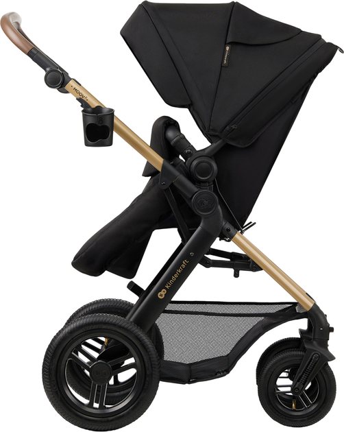 Универсальная коляска 3 в 1 Kinderkraft Moov 2 Pure Black (5902533925780) - изображение 4