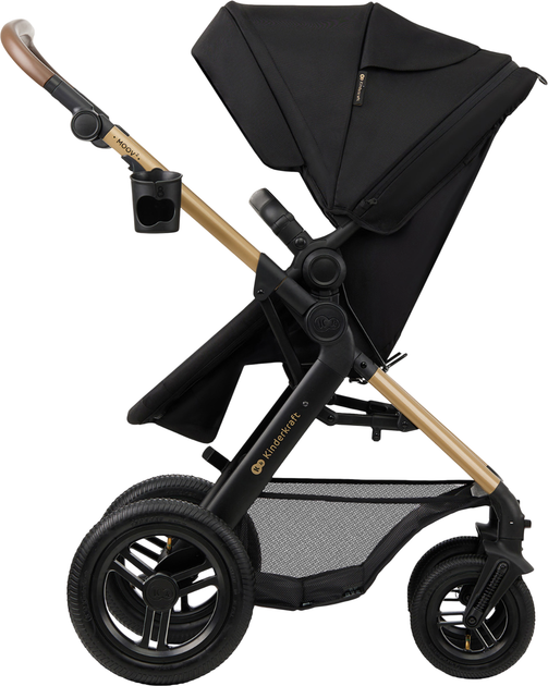 Универсальная коляска 3 в 1 Kinderkraft Moov 2 Pure Black (5902533925780) - изображение 5