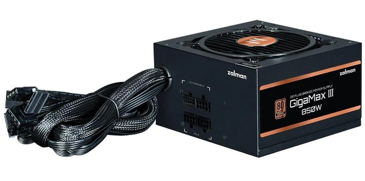 Блок питания Zalman GigaMax III 850W 80+ Bronze (ZM850-GV3) – фото