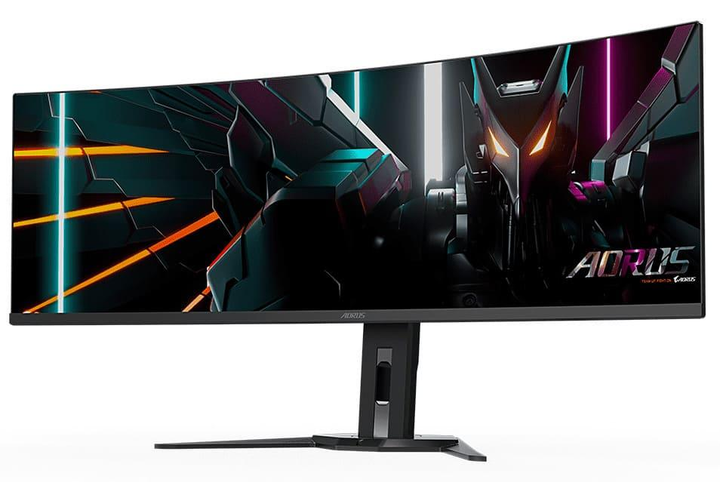 Монітор 49" Gigabyte iтор AORUS CO49DQ Gaming Monitor Curved DQHD OLED 144Hz (AORUS CO49DQ Gaming Monitor) - изображение 2