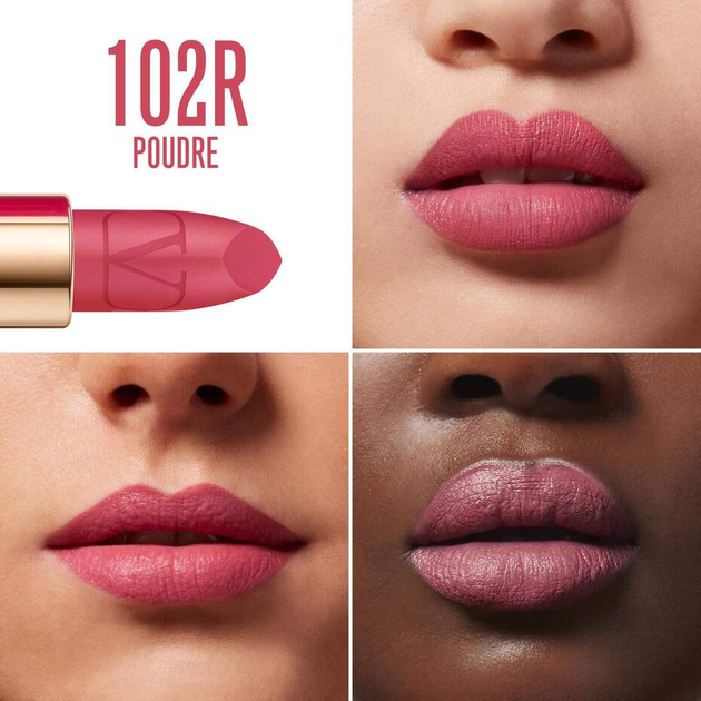 Szminka Valentino Rosso Valentino matowa 102R Poudre 3.4 g (3614273229173) - obraz 3