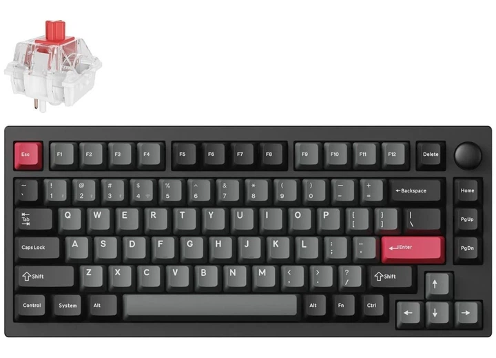 Lemokey P1 Pro（赤）ワイヤレスキーボード Клавиатура Lemokey P1 Pro Keychron Super Red Wireless EN/UKR RGB