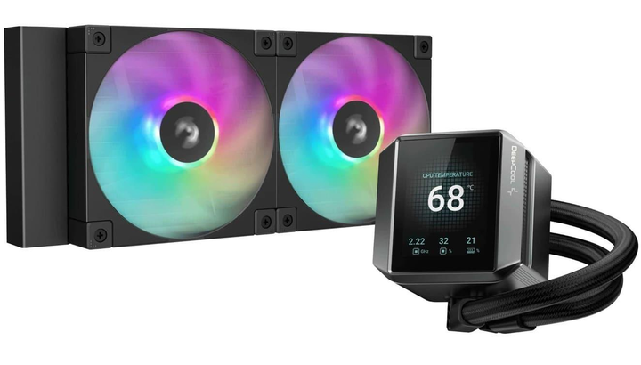 СВО Deepcool Mystique 240 ARGB Black (R-LX550-BKADSNC-G-1) - зображення 1