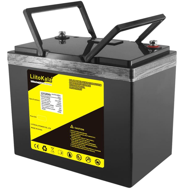 Батарея LiFePo4 Liitokala LiFePO4 12V-100Ah LCD (12V 100Ah LiFePO4 LCD) - изображение 1