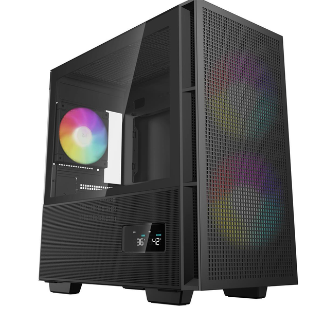 Корпус Deepcool CH360 Digital Black без БЖ (R-CH360-BKAPE3D-G-1) Без БП - изображение 1