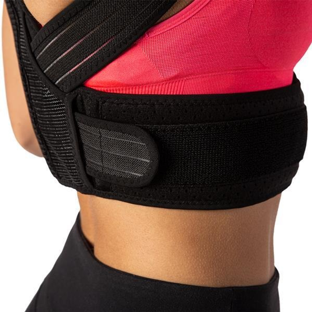 Bandaż One Fitness Korektor postawy regulowany rozmiar M KP207 (5907695537925) - obraz 8