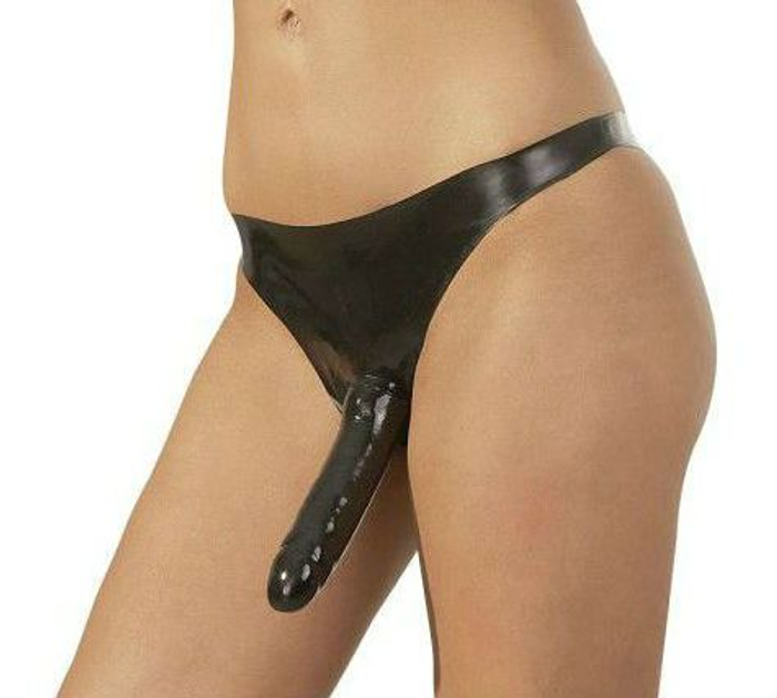 Подвійний страпон Latex Penisslip 2-fach (05222 трлн) - зображення 3