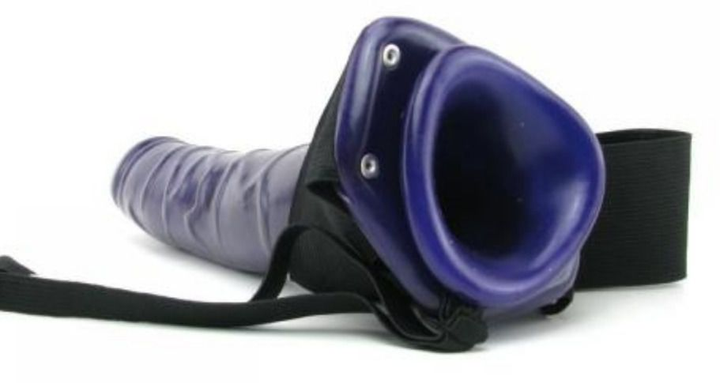 Полый страпон Vibrating Hollow Strap-On Purple (10211000000000000) - изображение 4
