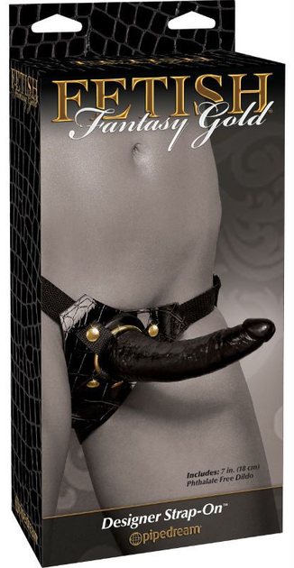 Страпон Fetish Fantasy Gold Designer Strap-On (15544000000000000) - зображення 8