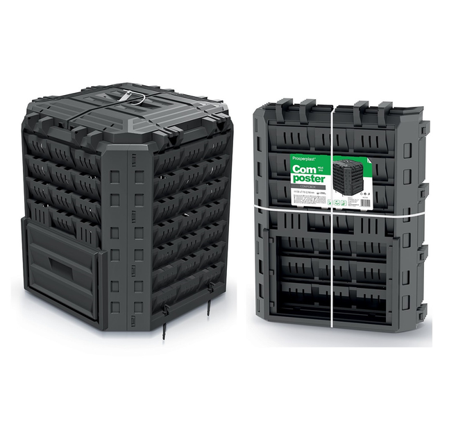 Компостер садовый 310л Prosperplast COMPOBOX, IKLC310C - изображение 1