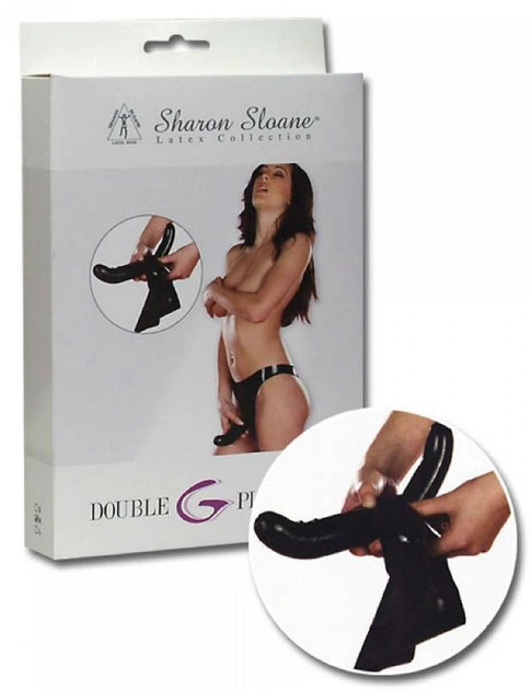 Трусики з двома пенісами Latex Double Dong Briefs розмір S (05187000005000000) - зображення 6