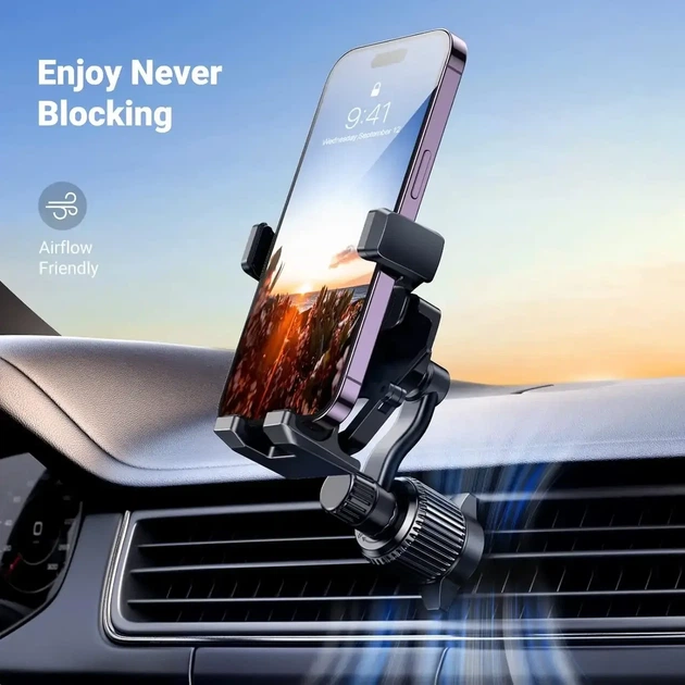 Автомобильный держатель Ugreen Car Holder LP671 для мобильного телефона, надежный гравитационный крепление - Фото 2 Автомобильный держатель Ugreen Car Holder LP671 для мобильного телефона, надежный гравитационный крепление - изображение 2