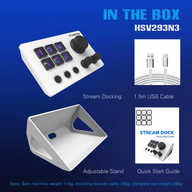 Міні-клавіатура консольна панель Mirabox N3 StreamDeck Global