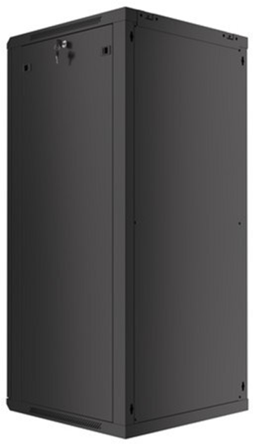 Szafa wisząca serwerowa Lanberg 19" 27U 600x600 Black (WF01-6627-10B) - obraz 3