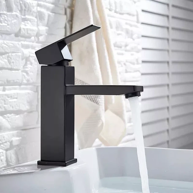 Смеситель для раковины WEZER PRO1-02-BLACK черный - изображение 2