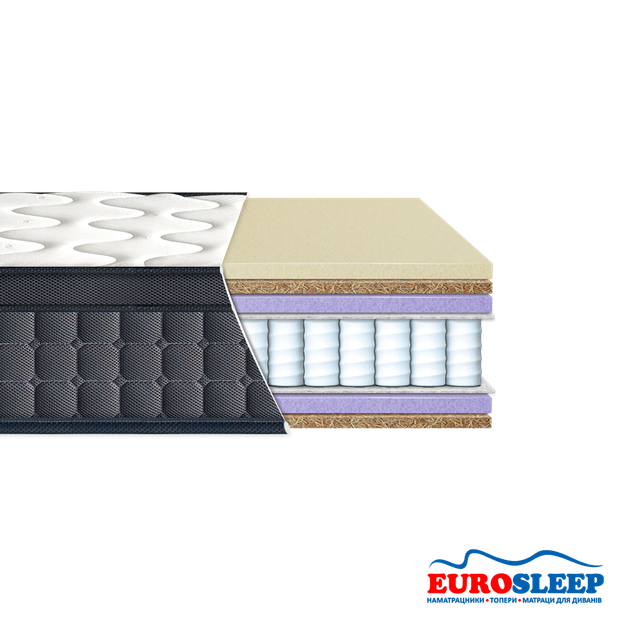 Матрас Eurosleep "LATEX-COCOS" LAVIANO SPRING 140x190 см - зображення 2